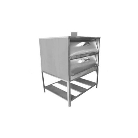 Horno para pan de cuatro charolas en acero inox