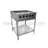 Asador con base en acero inoxidable